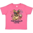 thumbnail image 3 of Inktastic Star-spangled Cutie Dog USA Boys or Girls Toddler T-Shirt, 3 of 5