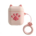 thumbnail image 6 of Kawaii Cartoon Cat's Paw Silicone Soft Earphone Cover for Apple Airpods Pro 3 Case for Airpods 3 3rd Generation Air Pod 2 1 Case (white,Airpods Pro2), 6 of 6