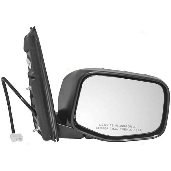 Right Passenger Side Power Mirror - Paint to Match - with Heated Glass - without Turn Signal - Compatible with 2011 - 2013 Honda Odyssey 2012