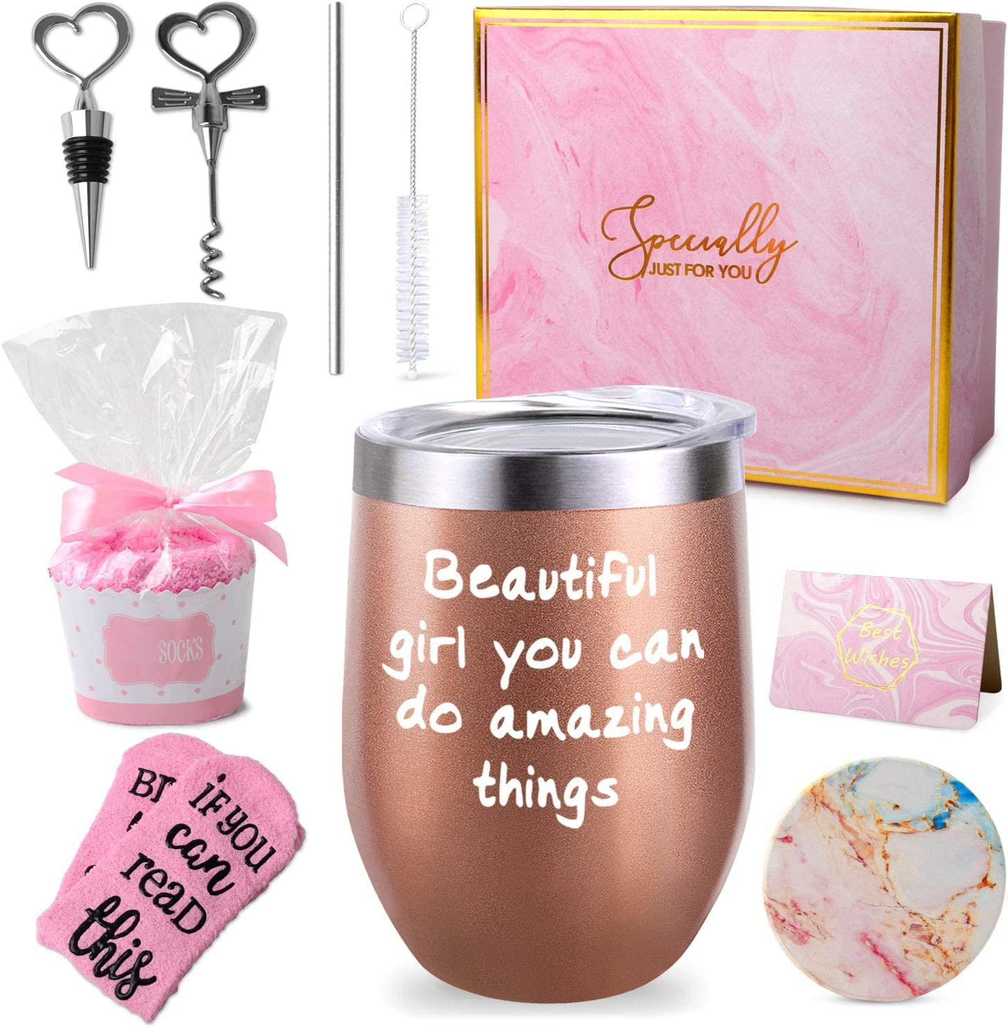 Beautiful Girl You Can Do Amazing Things Tumbler, Personalized  Inspirational Gifts for Girl Women Si…See more Beautiful Girl You Can Do  Amazing Things