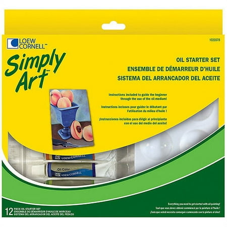 Loew-Cornell Simply Art Oil Starter Set, 12 Piece
