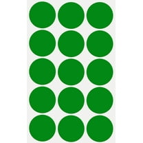 Royal Green Sticker Dots Green Labels for Inventory and Labeling 30mm (1.25") - 750 Pack