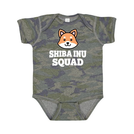 

Inktastic Dog Shiba Inu Squad Gift Baby Boy or Baby Girl Bodysuit