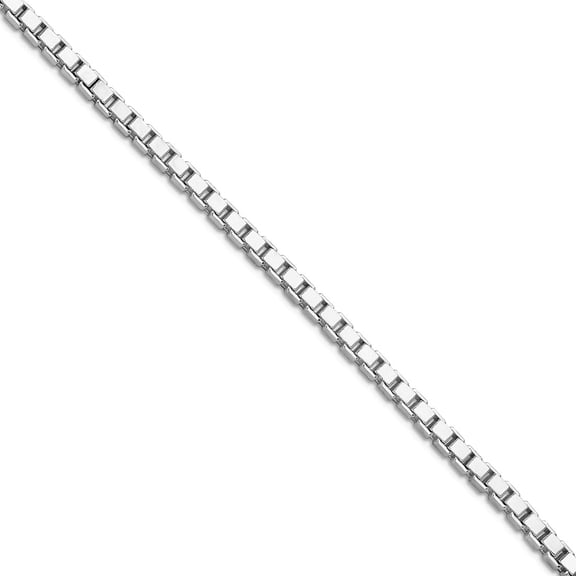 925 Sterling Silver Rhodium Plated 3mm Box Chain Necklace 26 Inch Chain Necklace for Women and Men