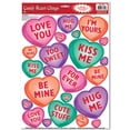 thumbnail image 2 of Club Pack of 276 Candy Heart Valentine Window Cling Decorations 17", 2 of 2