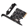 thumbnail image 3 of Wekity USB3.1 Expansion Card TYPE C TYPE A Desktop Expansion Card 10Gbps for Windows-0829, 3 of 5
