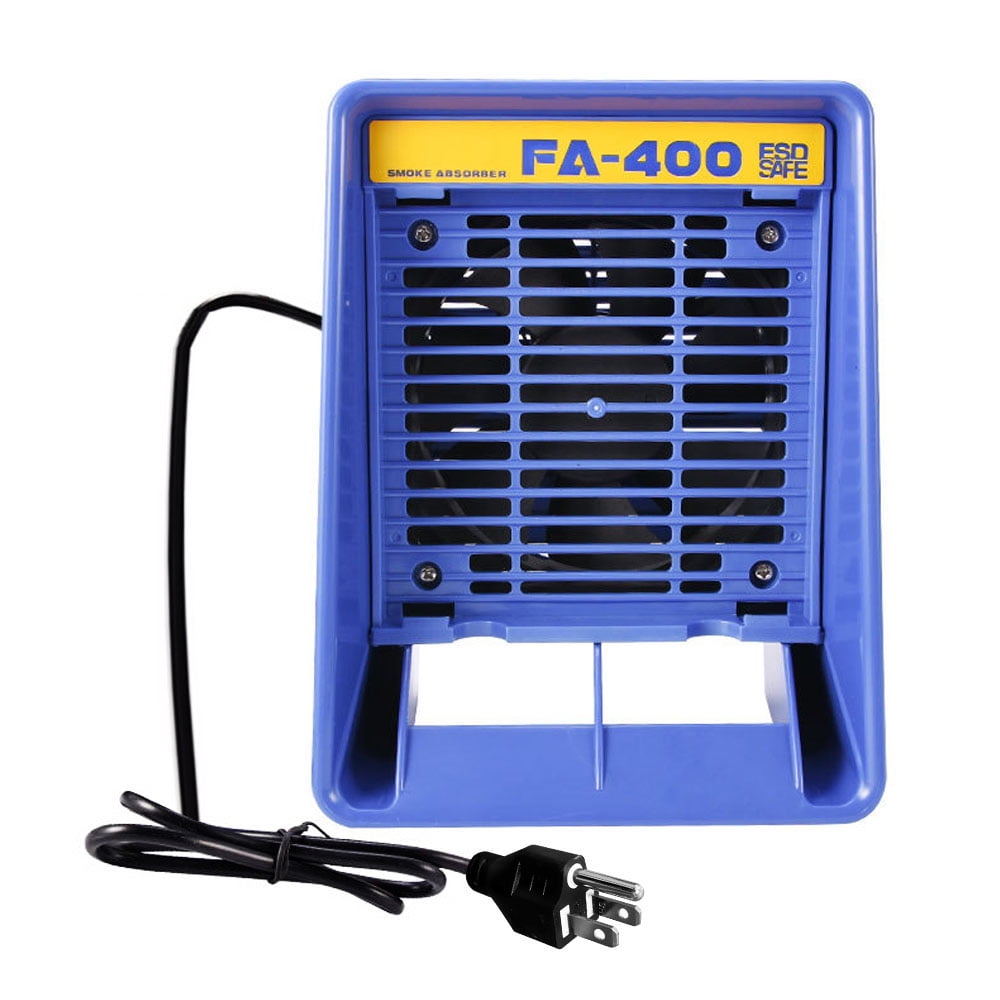 FA-400 Soldering Iron Smoke Absorber Fume Extractor Air Filter Fan For Soldering 