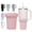 Pink, variant on Silicone Boot for Stanley Tumbler 40 oz Cup & HydroFlask Travel Tumblers 40oz, Protective Sleeve, Durable Bottom Cover Accessory