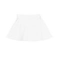 thumbnail image 3 of AJTQTH Girls Half Skirts Summer Stylish Solid Short Skirts Casual High-Waisted Skirts with Breathable Anti-Glare Bottoms White 4 Years, 3 of 4