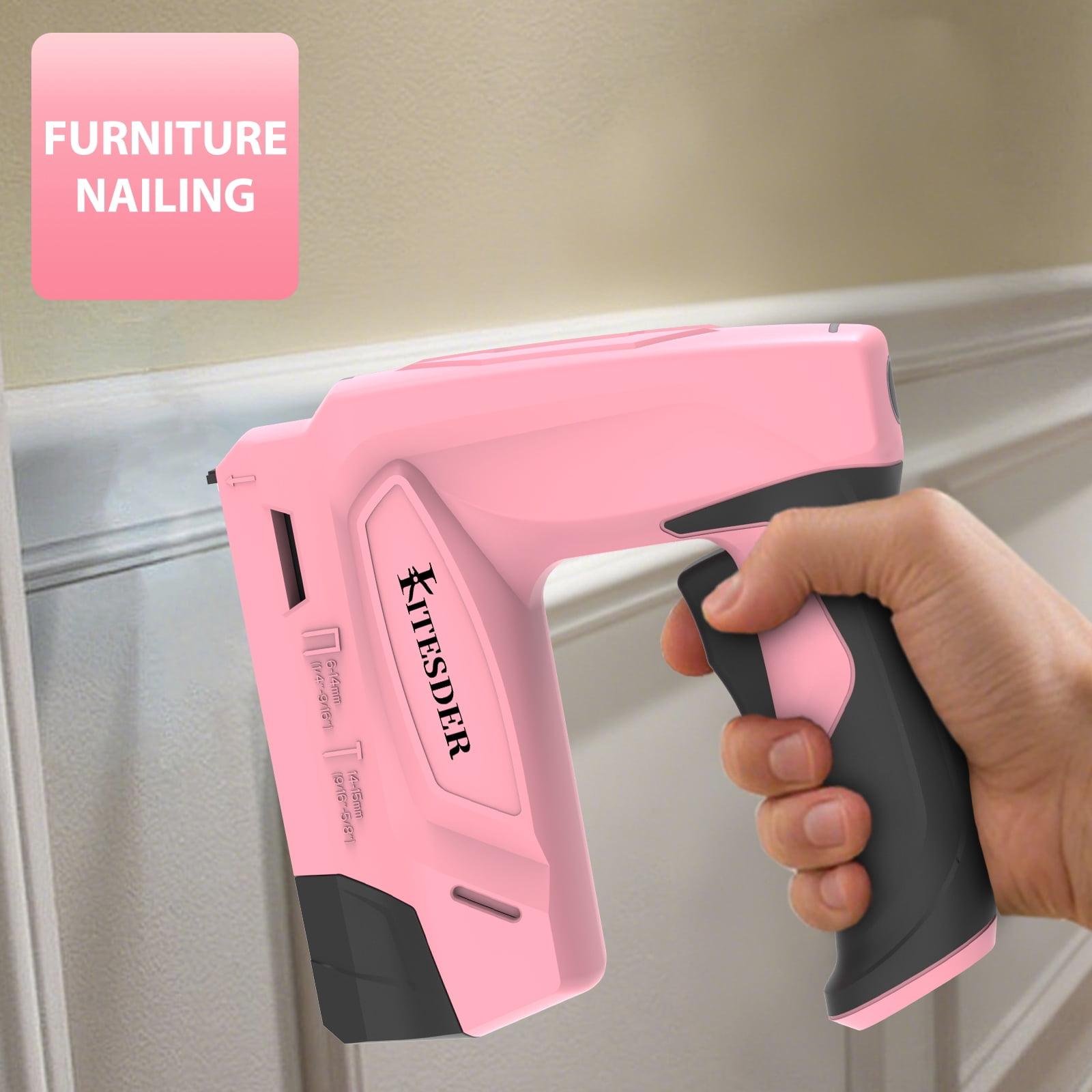 Electric Staple Gun 2-in-1 Brad Nailer 3.6V with 3000PCS Staples Nails & USB Charger, for Upholstering Crafts Carpentry DIY Projects, Ideal Christmas Gift, Shipped From Local Warehouse
