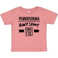 thumbnail image 3 of Inktastic Pennsylvania Awesome Since 1787 Boys or Girls Baby T-Shirt, 3 of 5
