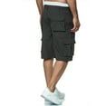 thumbnail image 3 of LilyLLL Mens Straight Leg Pockets Combat Cargo Pants Knee Length Shorts, 3 of 5