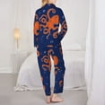 thumbnail image 5 of Junzan Octopus Print Womens Pajama Sets,Long Sleeve Button Down For Women Pjs 2 Piece, 5 of 9