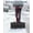 Black shovel plate + red pole, variant on COZONY Heavy Duty Snow Shovel with Wheels, 29" W x 14" H Metal Blade, Angle & Height Adjustable Handle, Wheeled Snow Pusher for Driveway, Sidewalk, Yard, Red shovel plate + black pole + red rim