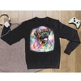 thumbnail image 5 of Hippie Mastiff Portrait Watercolor Tie-Dye Vintage Styles Sweatshirt Unisex Merch Mastiffs Dog Lover Gifts Idea - 00014, 5 of 6