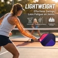 thumbnail image 5 of Feeray Pickleball Paddles Set, Fiberglass, Lightweight, 2 Rackets with 4 Balls, 5 of 8