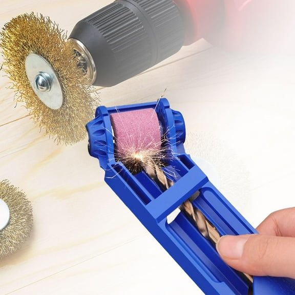 koolsoo Grinding Tool Drill Grinder for 2-12.5mm Iron Portable Length 18cm Accessory with Polishing Wheels