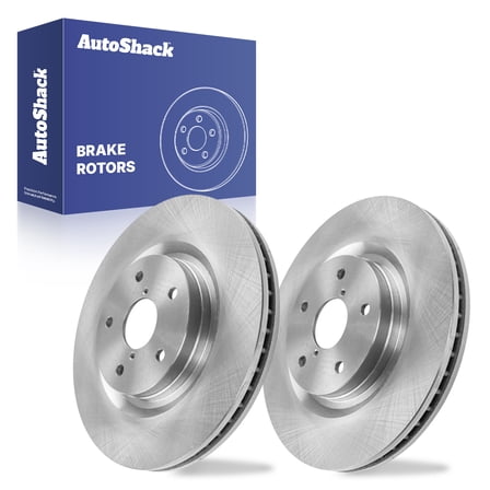 AutoShack 12.4" (315 mm) Front Vented Brake Rotors | Replacement for 2019-2025 Subaru Forester 2020-2025 Subaru Outback | 2-PC Set
