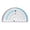 Blue, variant on Ciozy 1Pc Protractor for Ki-ds 180 Degrees Plastic Protractors, Clear 4 Inch Angle Measurement Tool for School Geometry (Blue) - Must-have