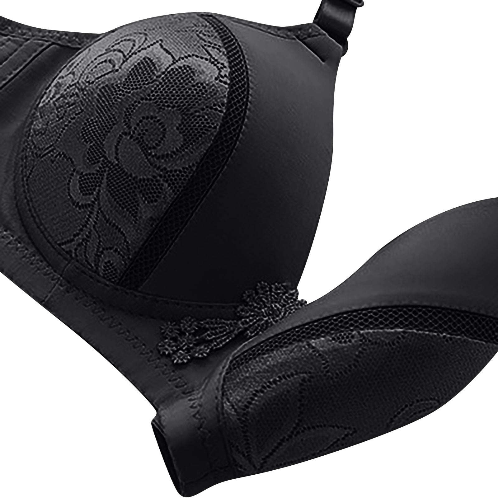 Pejock Everyday Bras for Women, Women's Ultimate Comfort Lift Wirefree Bra  Thin Adjustment Chest Shape Plus Size Bras Underwear No Rims Bras No  Underwire Pink Cup Size 42/95BC 
