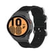thumbnail image 3 of Injueey Correa duradera del reemplazo de la banda de Smartwatch del paño compatible con los relojes deportivos de los hombres resistentes Electrónica negro puro No.2, 3 of 6