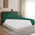 thumbnail image 5 of Elegant Comfort Extra Deep Pocket Single Fitted Sheet 18-24 Inch Deep, Wrinkle-Free, Soft, Smart Pocket, Fits High Mattresses, California King, Hunter Green, 5 of 5