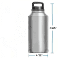 thumbnail image 4 of 64 oz Vacuum Insulated Stainless Steel Bottle with Chug Cap and TripleHaul Handle, Black, 4 of 7