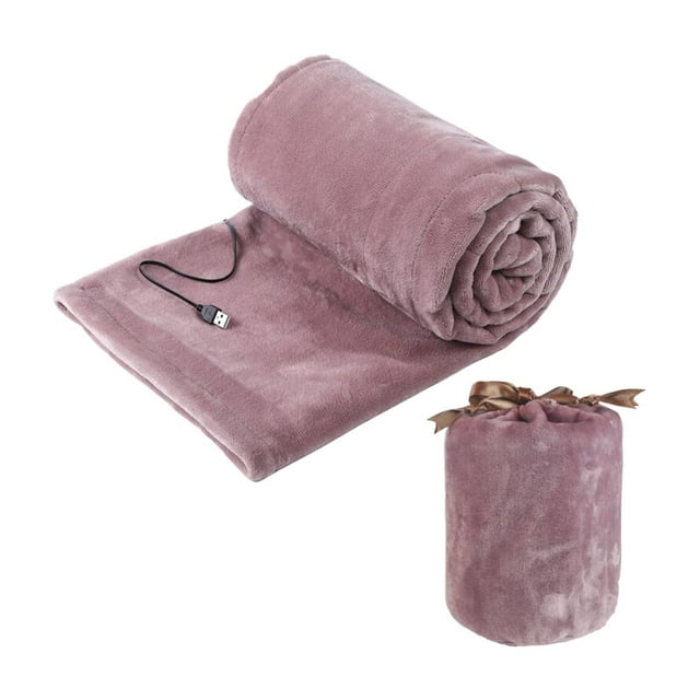 Weighted Blanket Cordless Heated Blanket Usb Heated Blanket Portable Throw Rechargeable Cordless Heat Ed Blanket for Home Car Camping Travel Soft Warming Throw Blankets