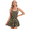 thumbnail image 1 of Women‘s Plus-Size Flower Printing Shaping Body One Piece Swim Dresses Swimsuit, 1 of 7