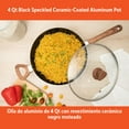 thumbnail image 7 of IMUSA 4.0 Qt Madera Speckled Black Ceramic Jumbo Cooker with Cool Touch Wood Look Handles, 7 of 7