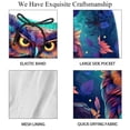 thumbnail image 4 of luoweisi Men's Beach Shorts Quick Dry Swim Trunks with Mesh Lining Cartoon Owl XL, 4 of 5