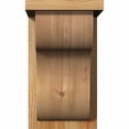 thumbnail image 2 of 8"W x 10"D x 14"H Carmel Rough Sawn Corbel w/Backplate, Western Red Cedar, 2 of 9