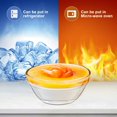 thumbnail image 2 of EIGTHTAIL 6pcs Glass Pudding Bowls Jelly Cups Small Clear Glass Bowls Dessert Containers Kitchen Mini Prep Bowls, 2 of 6