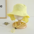 thumbnail image 4 of Byoo Boy Neck Flap Sun Protection Bucket Hat Wide Curved Brim Adjustable Fishing Camping Caps, 4 of 5