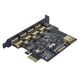 thumbnail image 1 of USB 3.2 PCIE Expansion Card PCIE 1X to USB 3.2 TYPE-C USB 3.2 Gen1 Adapter Multiplier USB3.2 PCI E C, 1 of 5