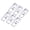 S, variant on 6X Metal Detachable Zipper Tags Replace s for Clothes Bag