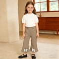 thumbnail image 2 of WAYUTE Jeans for Girls Stretch Comfortable Soft Elastic Waist Durable Classic Flared Denim Pants Vacation Outfits, 2 of 4