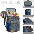 thumbnail image 5 of Tropical Plant Backpack Cooler, Leakproof Insulated Cooler Bag with Palm Leaf Pattern for Beach Vacation, Hiking, Picnic, Lunch Backpack for Men and Women, 5 of 6