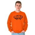 thumbnail image 5 of I Like Big Racks Funny Hunting Men Big & Tall Sweatshirt Brisco Brands 4X, 5 of 6