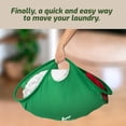 thumbnail image 3 of Laundry Turtle Cesta de lavandería plegable grande de 26" | Cesta de lavandería plegable revolucionaria | Cesta de lavandería innovadora para lavado de ropa sucia y extracción de secadora Agarrador de, 3 of 5