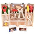 thumbnail image 4 of de herramientas para , jugue construcción Caja de almacenamiento de para juguetes de construcción Caja de herramientas de Hugo Los niños fingen jugar, 4 of 8