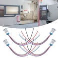 thumbnail image 1 of Indicateur Rond LED 4 Ensembles Anode Commune Indicateur LED Lumière 12mm Ampoules Indicateur Contrôle Industriel Extérieur Automobile, 1 of 8