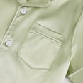 thumbnail image 5 of URMAGIC 4-14T Little Big Child Girl Boy Silk Satin Pajamas Short Sleeve 2PCS Sleepwear, 5 of 7