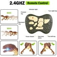 thumbnail image 2 of Dinosaurio de control remoto, juguete de dinosaurio RC con luz LED y, 2 of 8