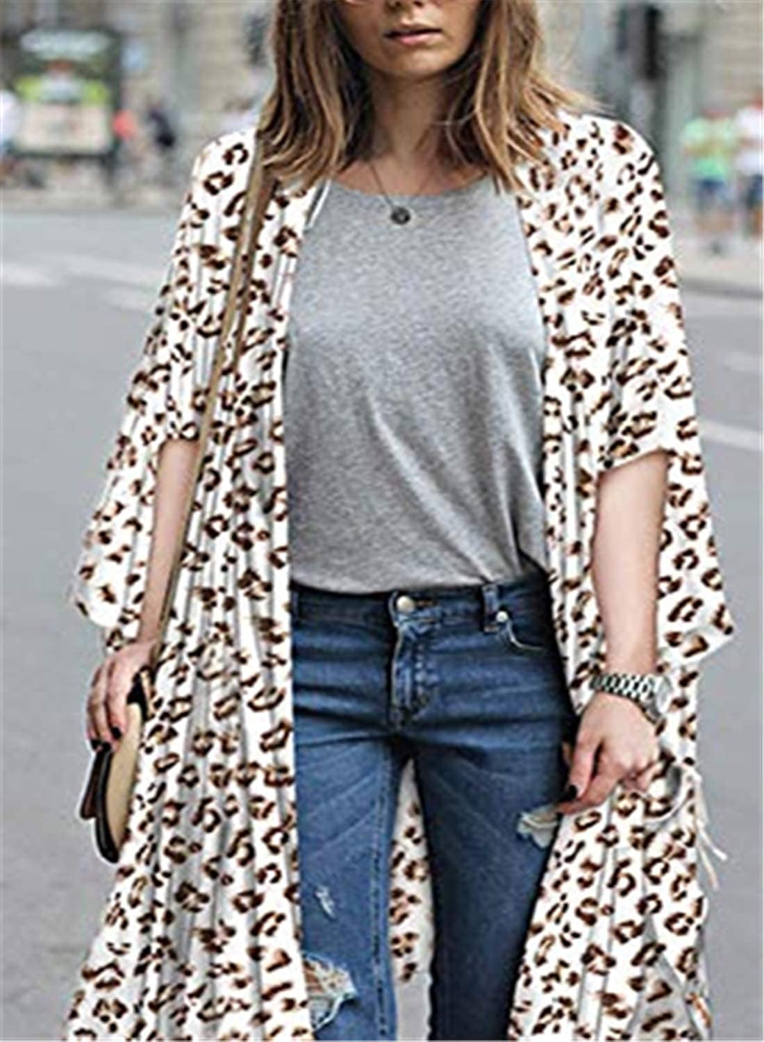 long chiffon kimono jacket