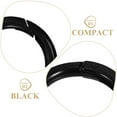 thumbnail image 3 of Minkissy 10pcs Spring Ring Lock Spring Ring Connector Black Alloy For Key Organization Daily Use Home, 3 of 8