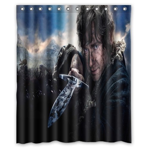 TOUXIHAA Bilbo Baggins Shower Curtain Bathroom Curtain Set with Hooks Size 60x72 inches