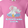 thumbnail image 4 of Inktastic My Great Grandpa Loves Me Cute Elephants Clouds Moon Stars Youth T-Shirt, 4 of 5