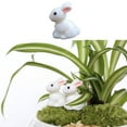 thumbnail image 2 of CEHVOM Craft Garden PVC Rabbit Miniatures 2.5x2cm Easter Day Clearance, 2 of 3