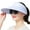 White, variant on Sun Visor Hats Women Large Brim Summer UV Protection Beach Cap